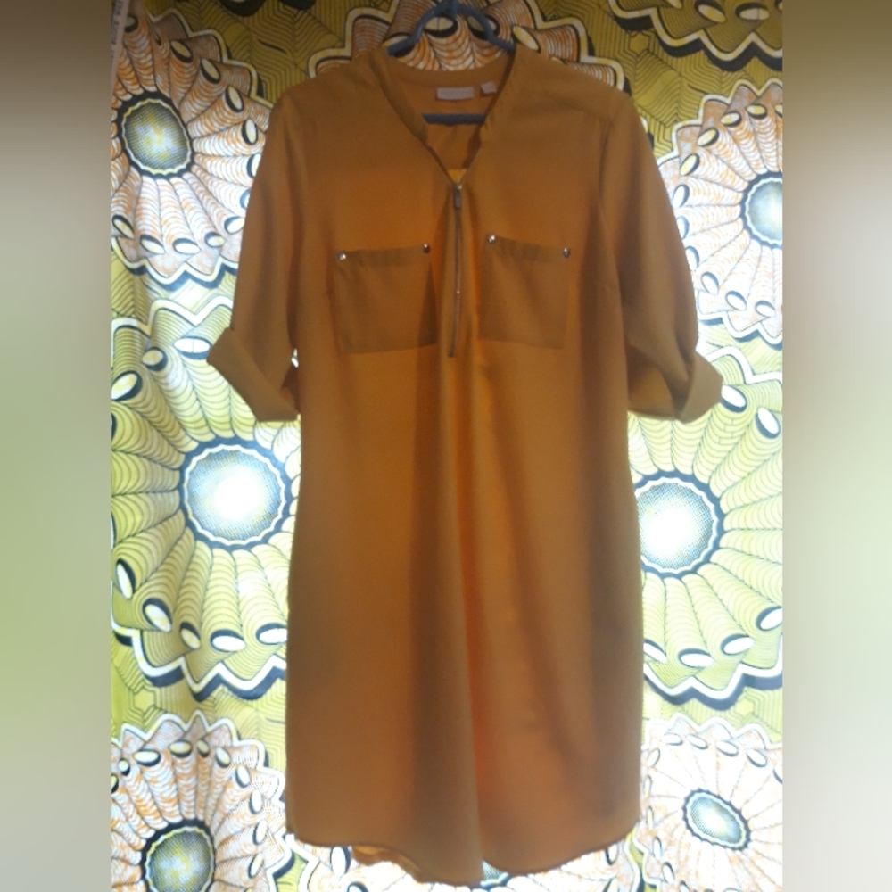 New York & Company, size L, Yellow